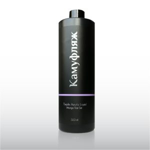 Quick-drying purple acrylic liquid with mango scent Camouflage 500 ml