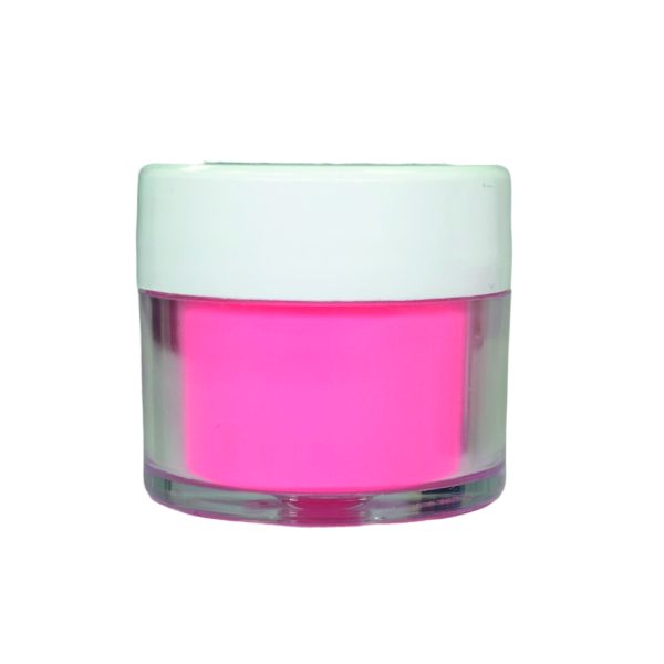 ACRYLIC COLORED POWDER  PINK GLOW  -  אקריל צבעוני ורוד זוהר