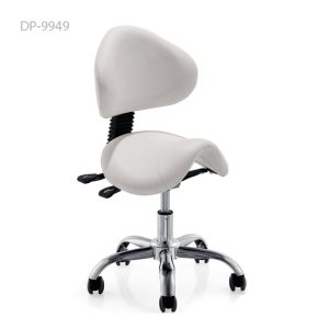 White round chair with backrest, model DP 9949 