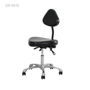 כיסא עבודה מתאים למקעקע עם גלגלים שחור דגם DP-9970