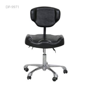 כיסא עבודה מתאים למקעקע עם גלגלים שחור דגם  DP-9971