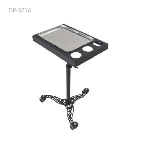 שולחן עבודה למקעקע עם הגלגלים   שחורה דגם DP-3716